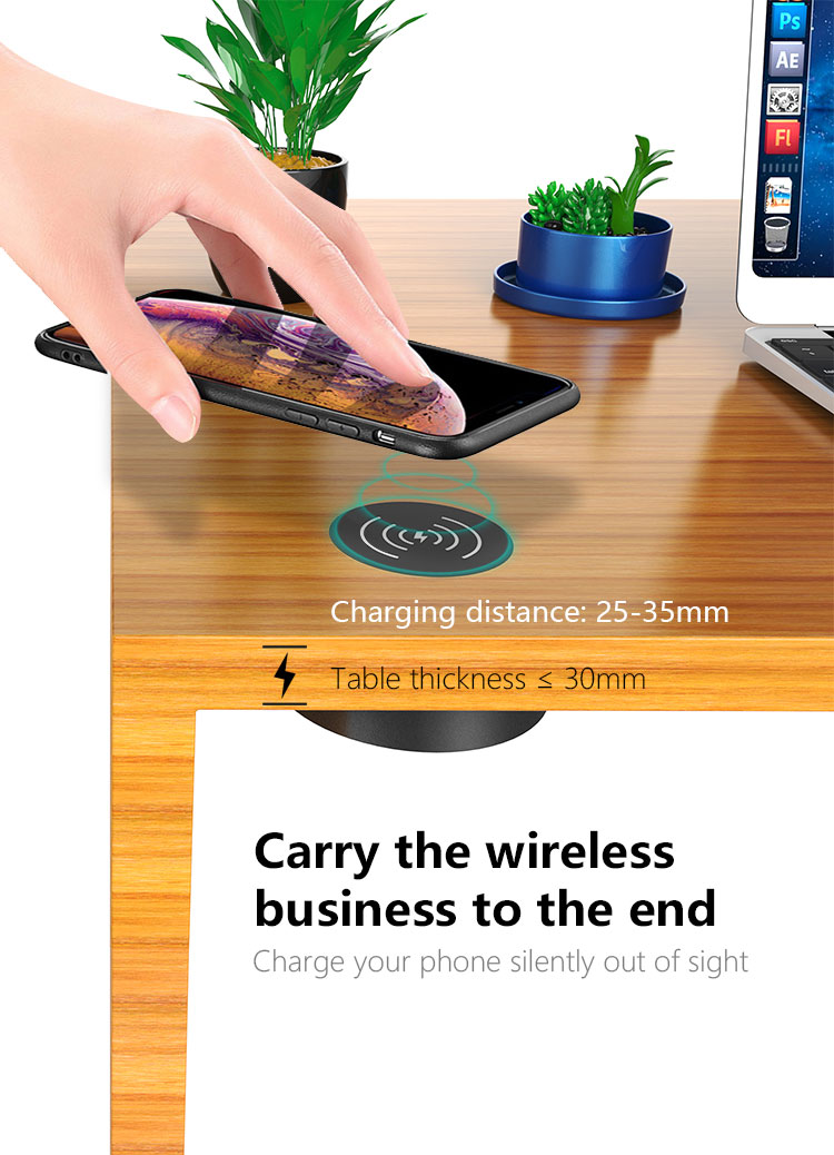 Long Distance Airspace Hidden Wireless Charger T8-02